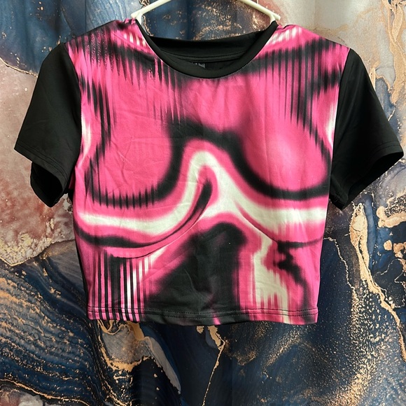 Body con pink and black matching set - Picture 2 of 5